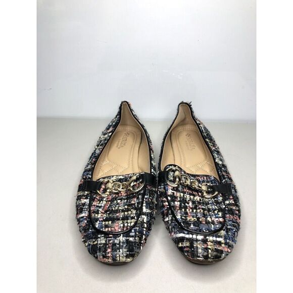 Patrizia Spring Step Chanello Multicolor Fabric Leather Flats Women Sz 39EU/8.5M - Picture 11 of 13